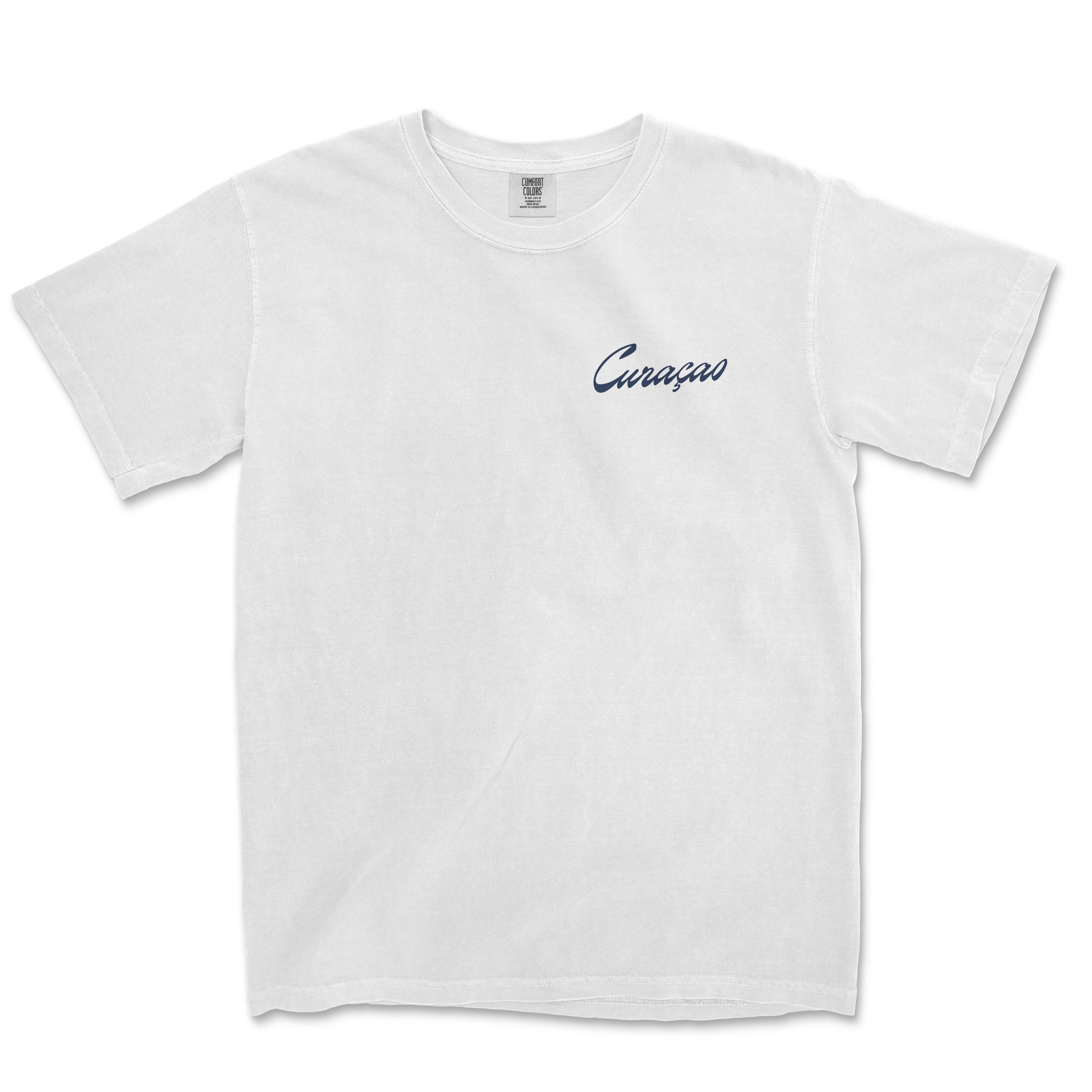 a white t - shirt with the word campbell on it