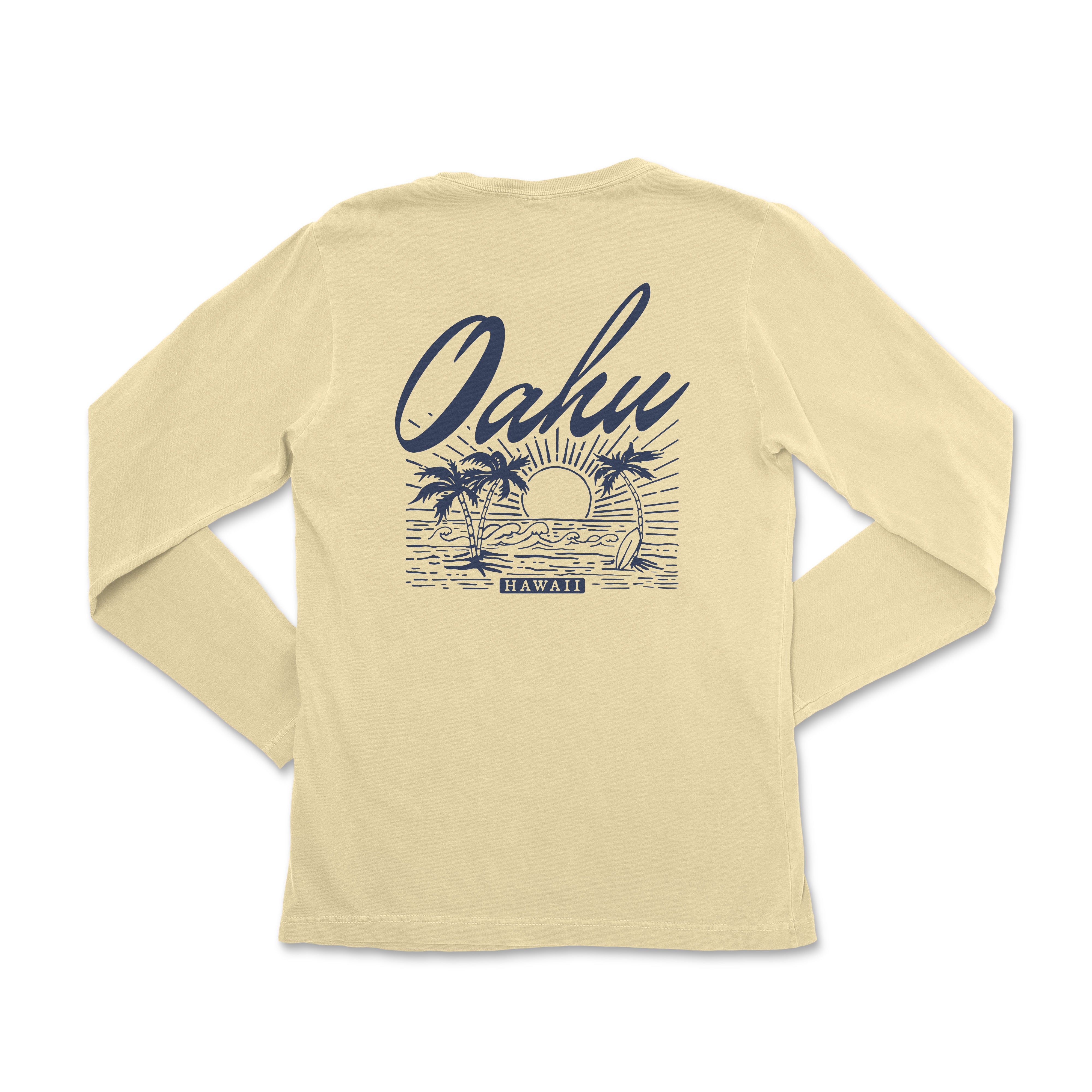 the back of a women's long sleeve shirt with the words, oaky