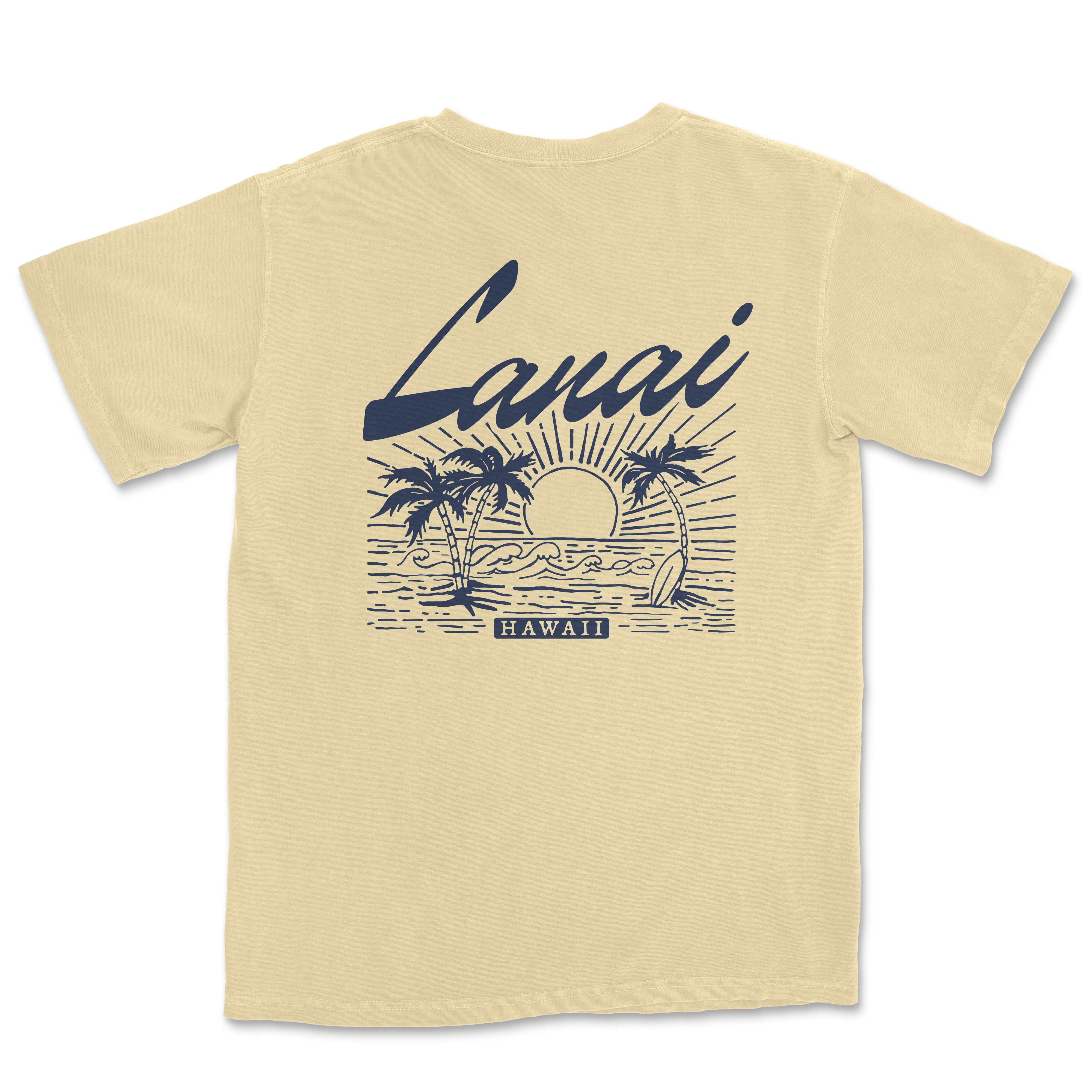 a t - shirt with the words hawaii on it