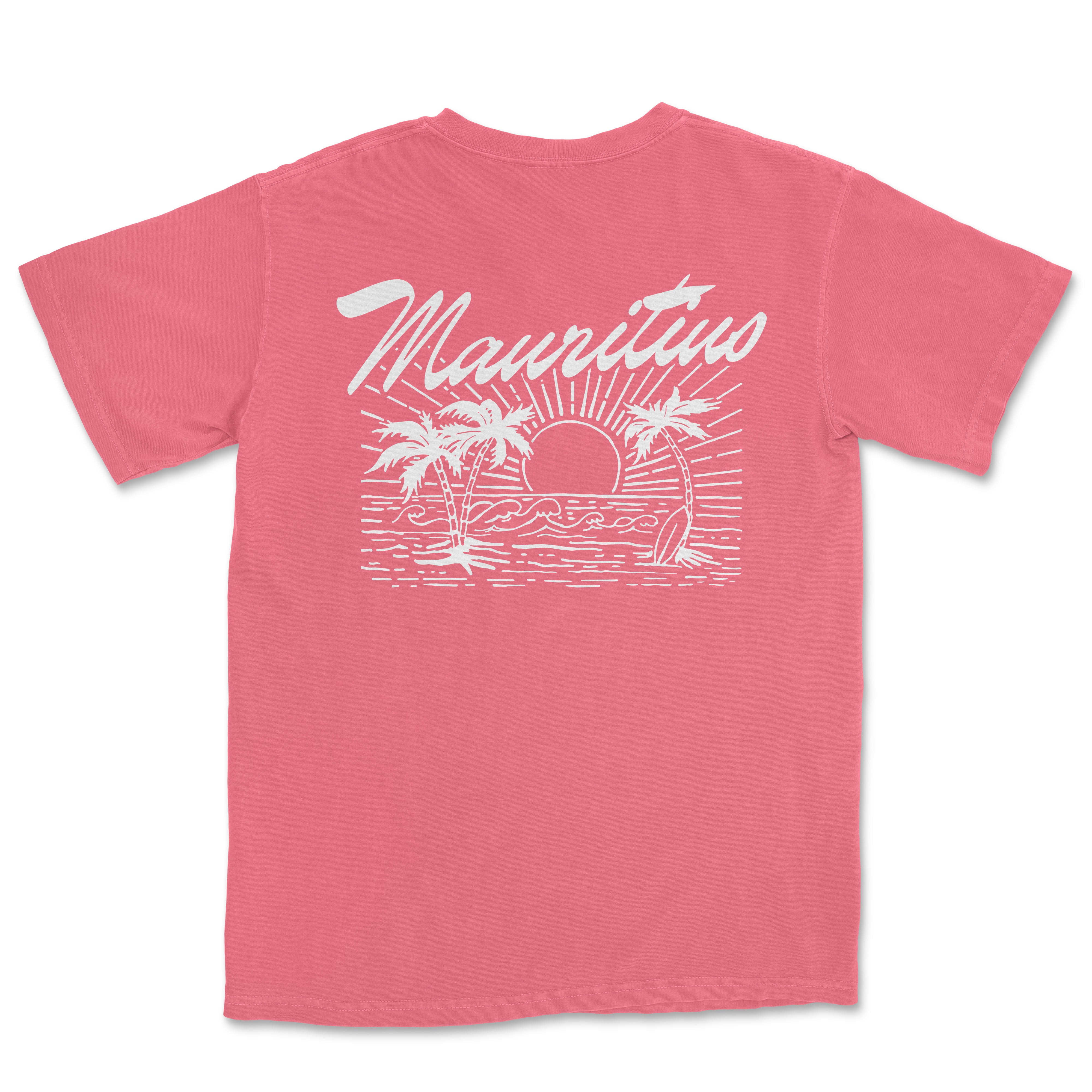 a pink t - shirt with the words maurino on it